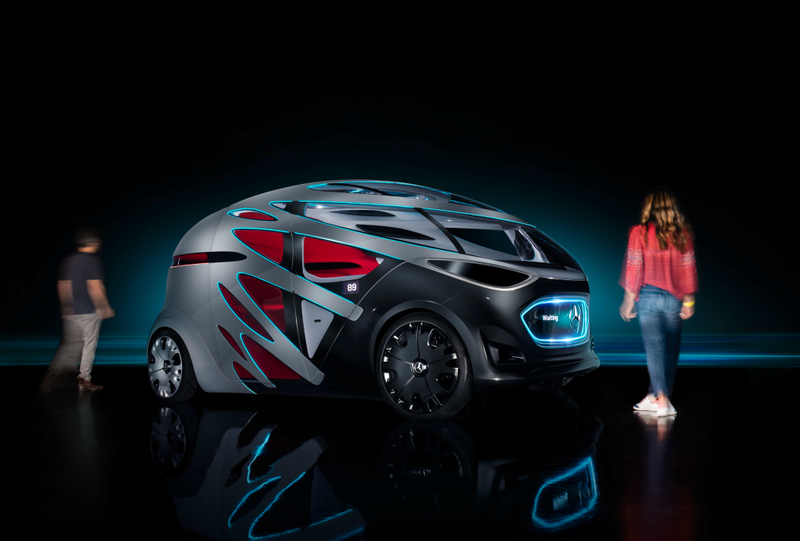 Illustration for article titled The Mercedes-Benz Vision Urbanetic Is a One-Size-Fits-All-Use Autonomous Box of the Future